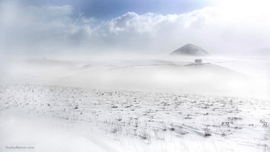 Neige Lozère - Photo video drone - StudioNature.com