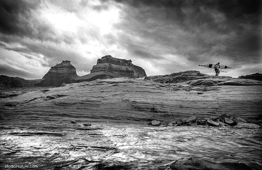 Kayak au Lac Powell - StudioNature.com